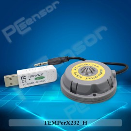 Laptop USB hygrometer with outer temperature&humidity sensor,for Linux,Support for secondary development,email alarm,(TEMPerX232_HS10)