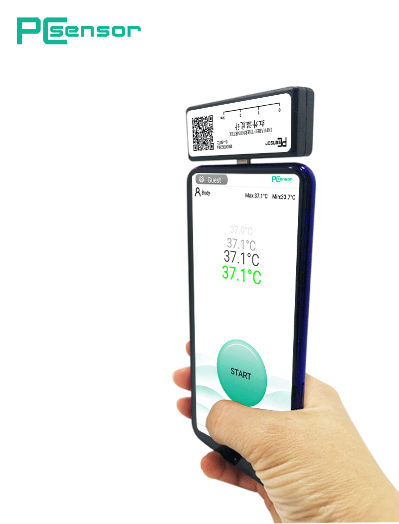 mobile phone infrared thermometer